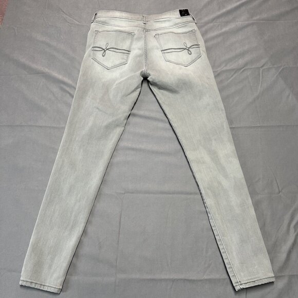 Denizen Jegging Smoke Grey Denim Jeans Women's Size 9-W29 Compression Stretchy - Picture 11 of 16